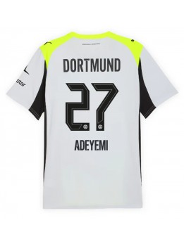 Billige Borussia Dortmund Karim Adeyemi #27 Bortedrakt 2025-26 Kortermet